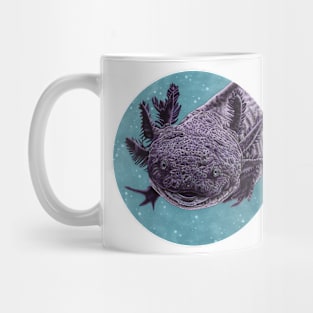 Purple axolotl Mug